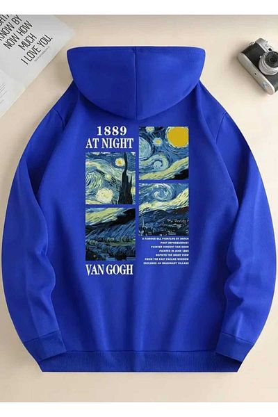 KOZİA OUTDOORS Malkoçbey Hooded Printed Oversize Unisex Sweatshirt