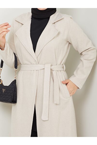 CNG MODA Hijab Unlined Stamp Coat