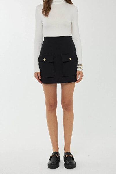 Hiccup Çift Cep Mini Etek