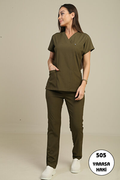 demirbaş قماش ناعم للنساء بأكمام طويلة من الليكرا