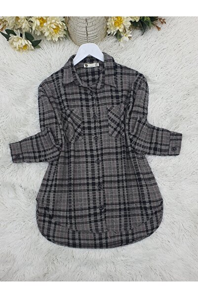 HİJABAYA Πουκάμισο Tweed με διπλή τσέπη με κουμπιά