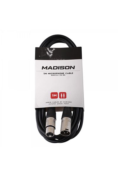 Madison Microphone Cable 3 Meters - Black