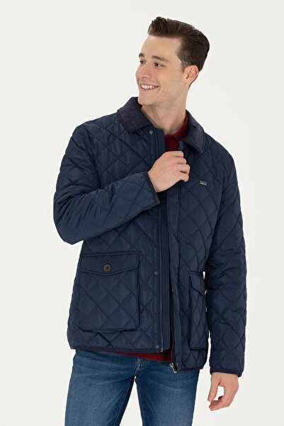 U.S. Polo Assn. Чоловічий синій пальто - 50271074-VR033 Модель