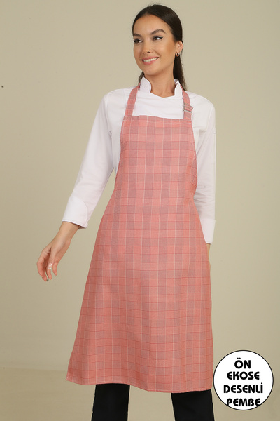 DENİZ İŞ Șorț unisex cu model în carouri