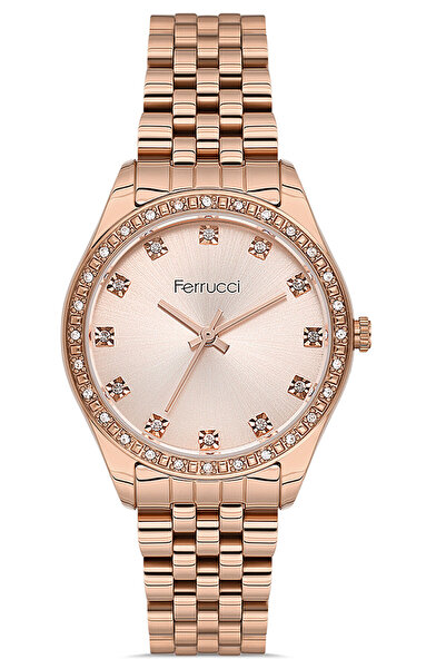 Ferrucci Women's Premium Steel Model Waterproof Wristwatch - 2 Years Warranty...