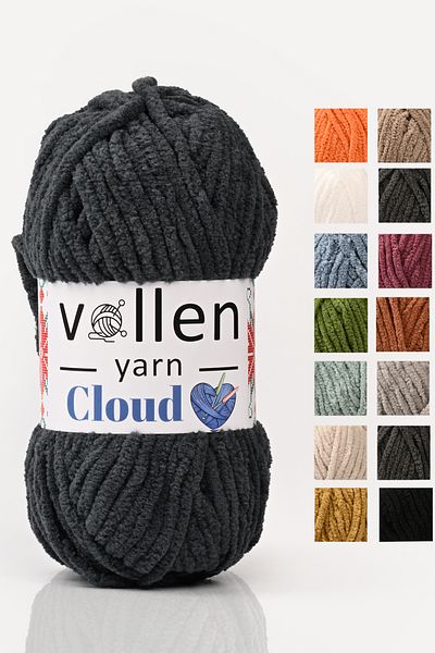 vollen yarn Vollenyarn Cloud,Velvet Blanket Rope,Hand Knitting Rope,Crochet Cardigan Rope,Amigurumi Toy Rope