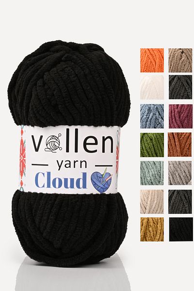 vollen yarn VollenYarn Cloud, σχοινί βελούδινης κουβέρτας, σχοινί πλεξίματος χειρός, σχοινί ζακέτας με βελονάκι, σχοινί παιχνιδιών Amigurumi