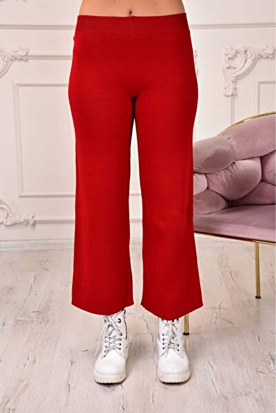 MODA Wide Leg Knitwear Trousers