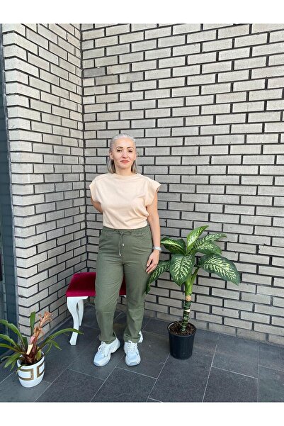 STAMINA Πράσινο Γυναικείο Παντελόνι - Μοντέλο 7pn09