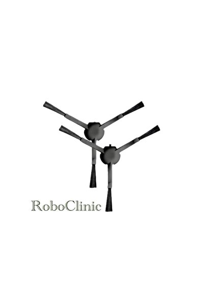 Roboclinic 2 τεμάχια (λευκή) πλαϊνή βούρτσα συμβατή με Xiaomi 1C / 2C