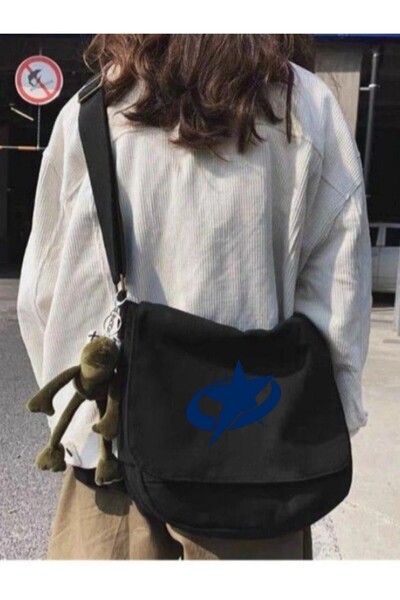 weywot Τσάντα Messenger με λουράκι Unisex με σχέδιο Black Star Star