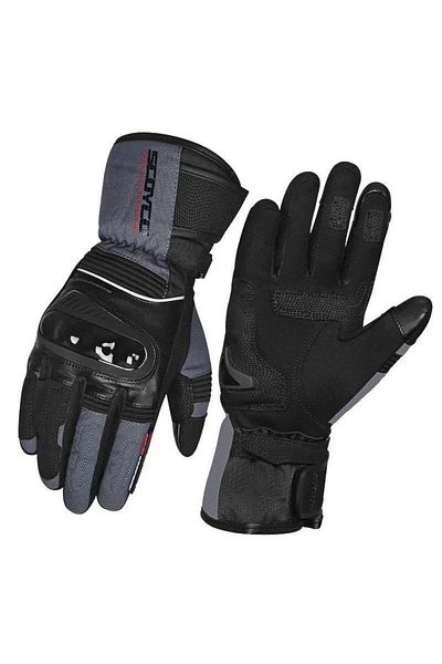Scoyco Waterproof Winter Gloves Mc82 - Black - Gray - L