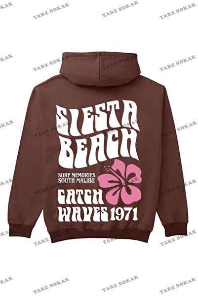 Tarzsokak Y2K Hanorac Unisex Siesta Beach KOD 1997 Maro