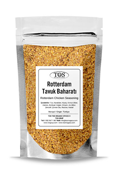 TOS The Organic Spices Rotterdam Tavuk Baharatı 100 gr Rotterdam Chicken Spic...