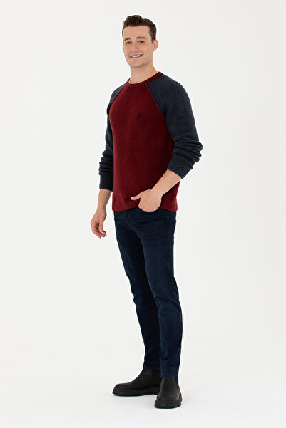 U.S. Polo Assn. Erkek Bordo Kazak 50271049-VR014