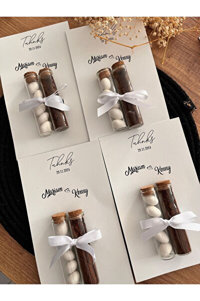 Larmina Decoration 15 Adet Süslemeli Badem Şekeri Kına Düğün Nikah Nişan Söz ...