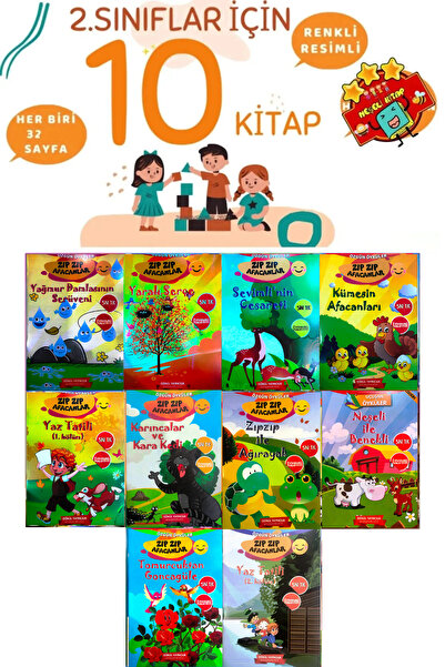 GÖNÜL YAYINCILIK 2.sınıf Öğrencileri Için Okuma Kitabı Hikaye Seti Okuma Anlama Geliştirme Dikkat Harry