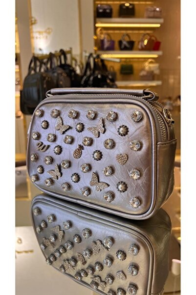 KRISTE BELL İthal Taşlı Kelebek Model Kadın Çanta