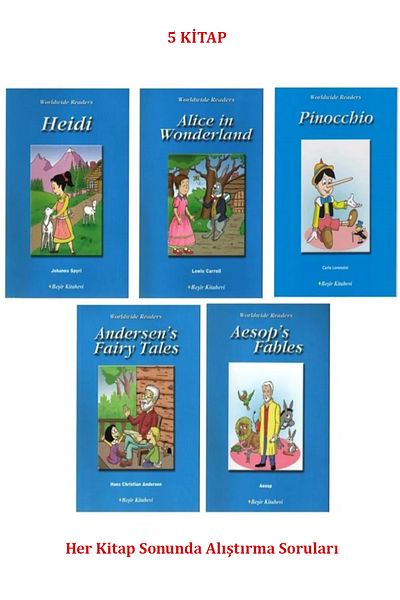 Beşir Kitabevi Stage-1 English Story Set 5 Books