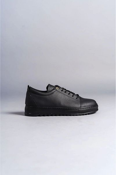 rabellashoes SLW152 - Pantofi sport cool pentru bărbați, cu șireturi și negru