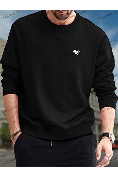 Tarzsokak Y2K SEZON NOU SSWEAT HARAJUKA KUROMİ COD RETRO 1535 Negru