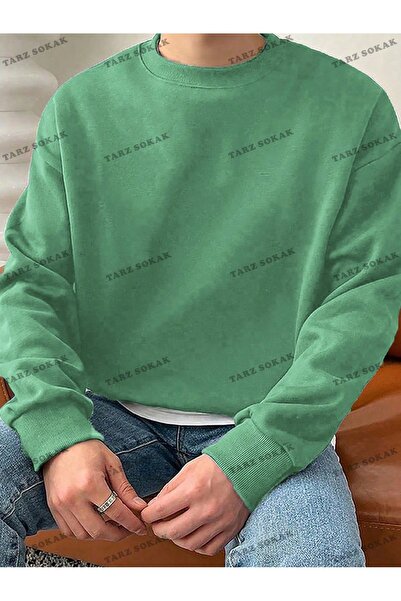 Tarzsokak Y2K SEZON NOU SSWEAT HARAJUKA KUROMİ RETRO COD 1590 Verde