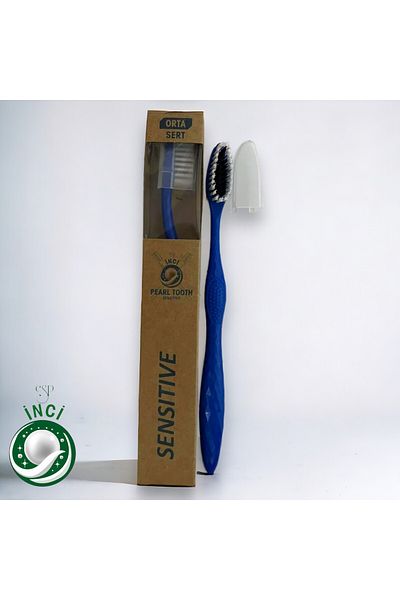 csp inci Eco Toothbrush with Kraft Box and Protection Cover Blue (1 Pc)