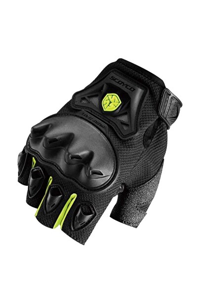 Scoyco Yazlık Eldiven MC29D Yarım Siyah-Yeşil