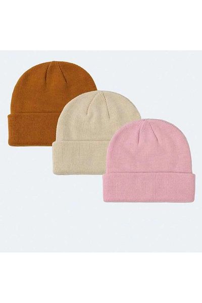 AYGÜN Unisex Plain Set of 3 - Beret