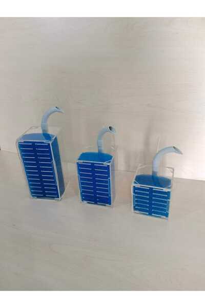 Petshop Sumplu Hamburg Pipo Filtre L Boy (Siyah/Mavi Süngeriyle Gönderilir)