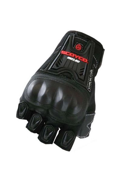 Scoyco Mc12d Half Gloves Black