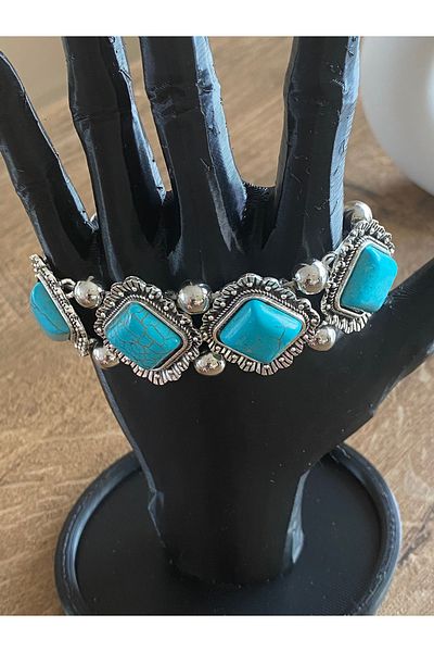 Store Bohemian Style Turquoise Color Bracelet