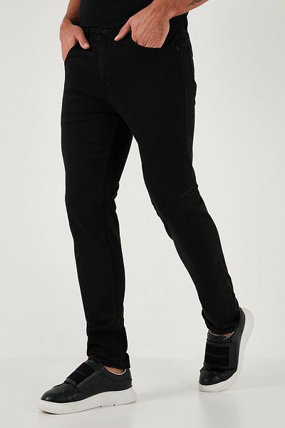 Buratti Stretch Cotton Regular Fit Normal Waist Straight Leg Trousers Men's Pants 674002