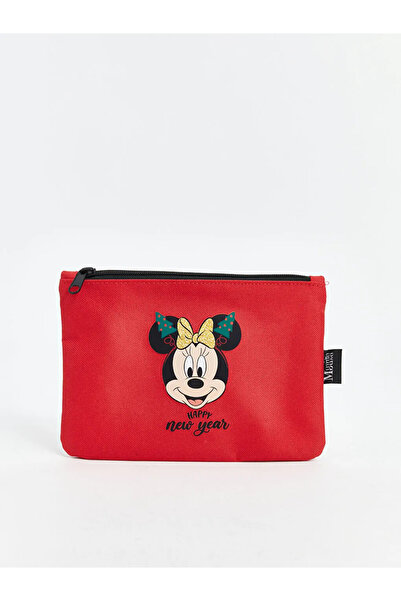 LC Waikiki LCW ACCESSORIES Kırmızı Minnie Mouse Baskılı Kadın Cüzdan