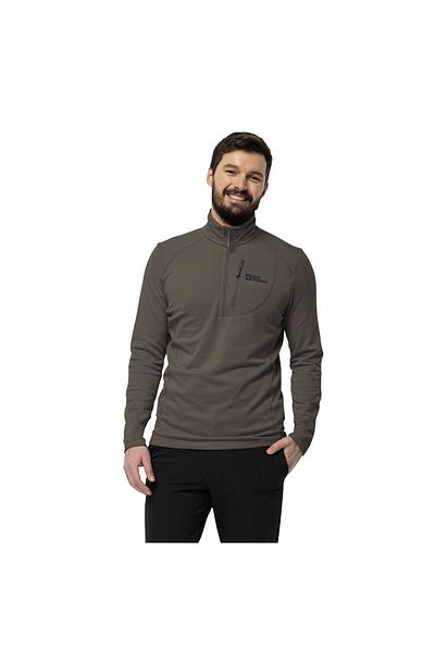 Jack Wolfskin Men's Fleece Kolbenberg Hz Brown