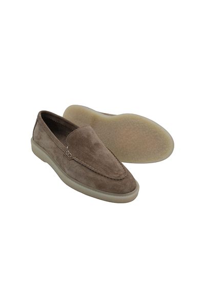 aayak&kabımofficial Beige Suede Winter Loafer - Real Leather Women's Casual Shoes