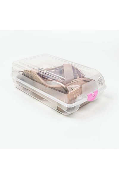 BRAVES 12 Pieces of Women's Shoe Storage Box, Shoe Protection Box, Transparent Shoe Storage Box