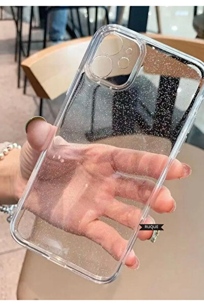 POWELL حافظة لامعة من السيليكون الشفاف ممتصة للصدمات مع زاوية حماية للكاميرا ...