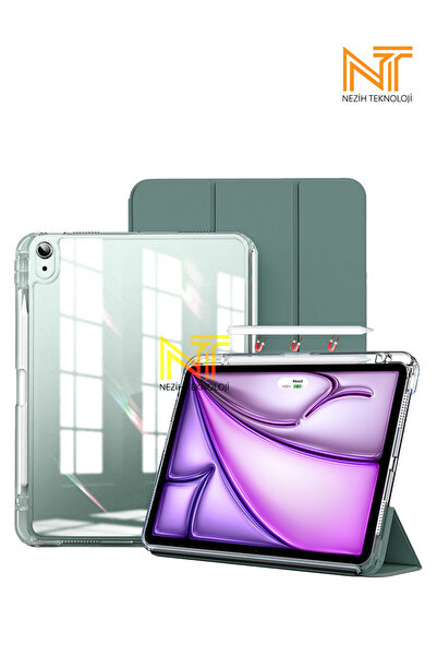 Nezih Case İpad Air 11 2024 / 2025 Uyumlu Kılıf Magnetik Ayrılabilen Uyku Mod...