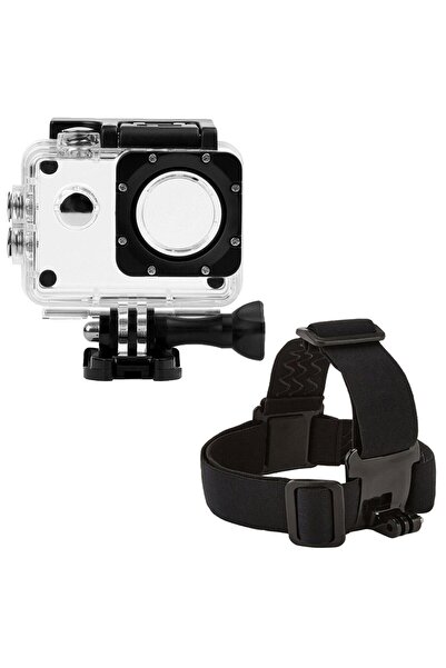 Gplus Eken H9R SJ4000 SJ5000 Su Geçirmez Housing Muhafaza ve Kafa Bandı 4 Parça Aksesuar Seti GO204 GP24