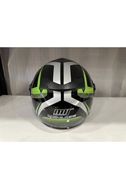 MTS KASK MTS 625 WASP ÇENESİZ GÜNEŞ GÖZLÜKLÜ YEŞİL/SİYAH