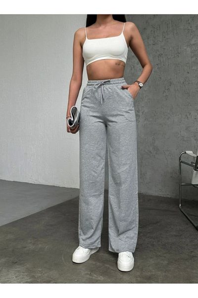 JANES Gray Basic Three Thread Sweatpants
