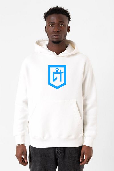 Tshirthane Ανδρικό φούτερ με κουκούλα Idil Ural Tamga White