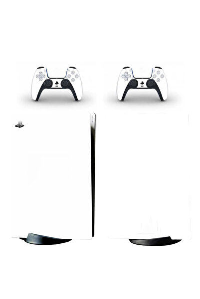 Kt Grup Full Beyaz Playstation 5 Standart Kasa Dijital Versiyon Sticker Kapla...