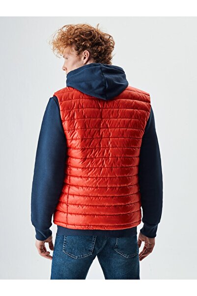 Ltb Φουσκωτό κόκκινο γιλέκο φωτεινό