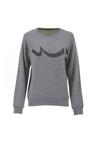 Ltb Gray Sweatshirt with Round Neck Logo