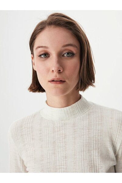 Ltb Long Sleeve White Sweatshirt