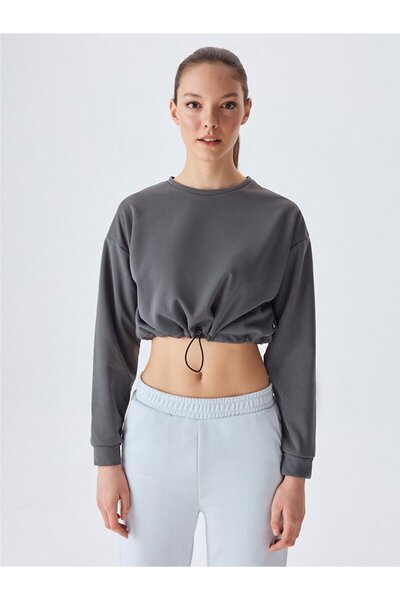 Ltb Γκρι φούτερ με ελαστική μέση