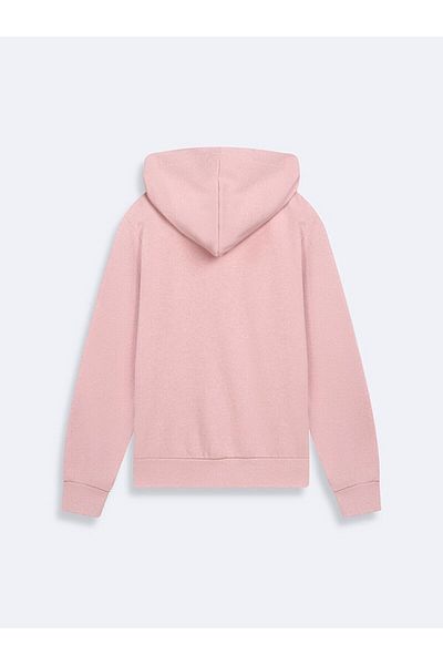 Ltb Lila mikina s kapucí na zip