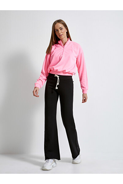 Ltb Pink Zippered Sweatshirt